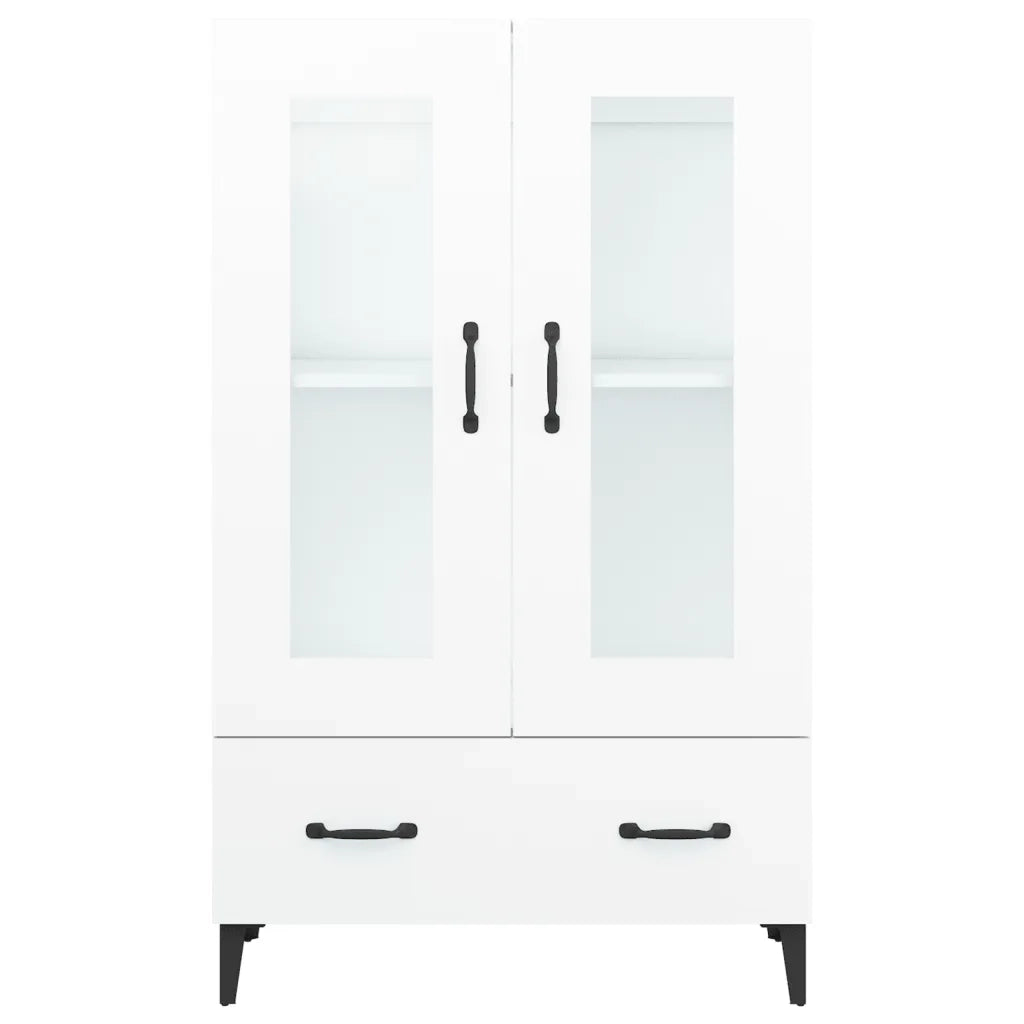Credenza Bianca 70x31x115 cm in Legno Ingegnerizzato 812555