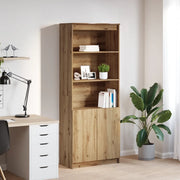 Credenza Rovere Artigianale 70x35x180 cm in Legno Multistrato