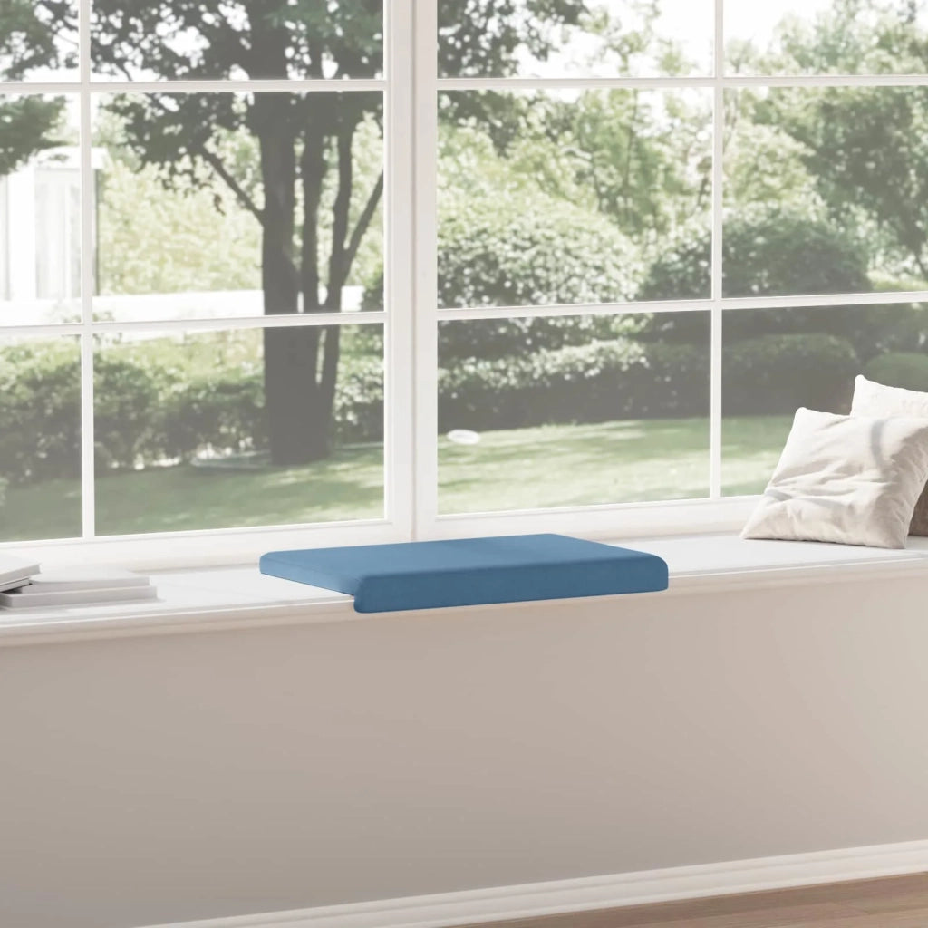 Cuscino per panchina corduroy Blu Profondità 35 cm 42043215