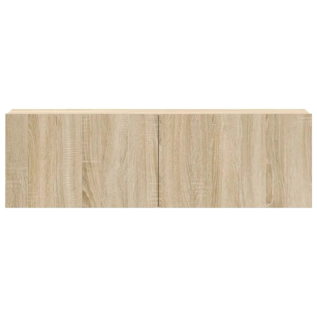 Set di Mobili Porta TV 3 pz Rovere Sonoma in Legno Multistrato 3114480