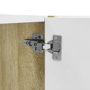 Mobile TV con 4 Ante e Cerniere Soft-Close; Finitura Laccata Lucida; in MDF; 170??35??46 cm; Bianco