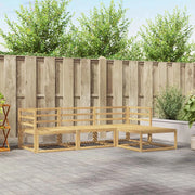 Set di divani da esterno 4 pcs Bianco 245,5 x 162,5 x 73 cm 3386253