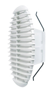 4pz griglia aerazione in plastica con molle+zanzariera diametro 80-125 cod:ferx.38239