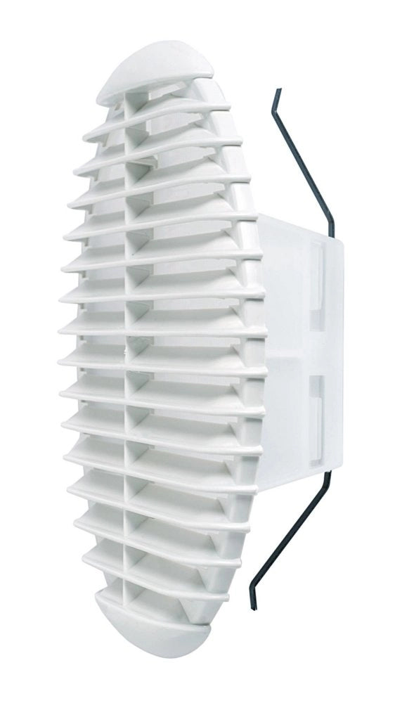 4pz griglia aerazione in plastica con molle+zanzariera diametro 80-125 cod:ferx.38239