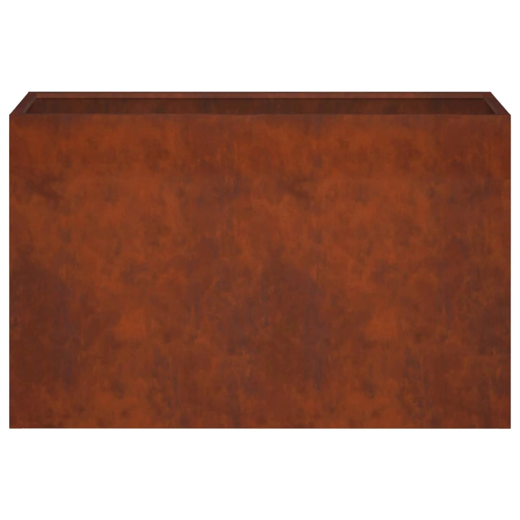 Vaso da giardino Ruggine 80 x 30 x 50 cm Acciaio Corten 8005608