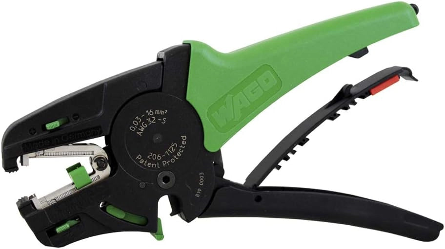 Pinza spelafili Quickstrip Vario 206-1125 | per 0,03 mm² – 16 mm², spelatura rapida e precisa di conduttori sottili e massicci