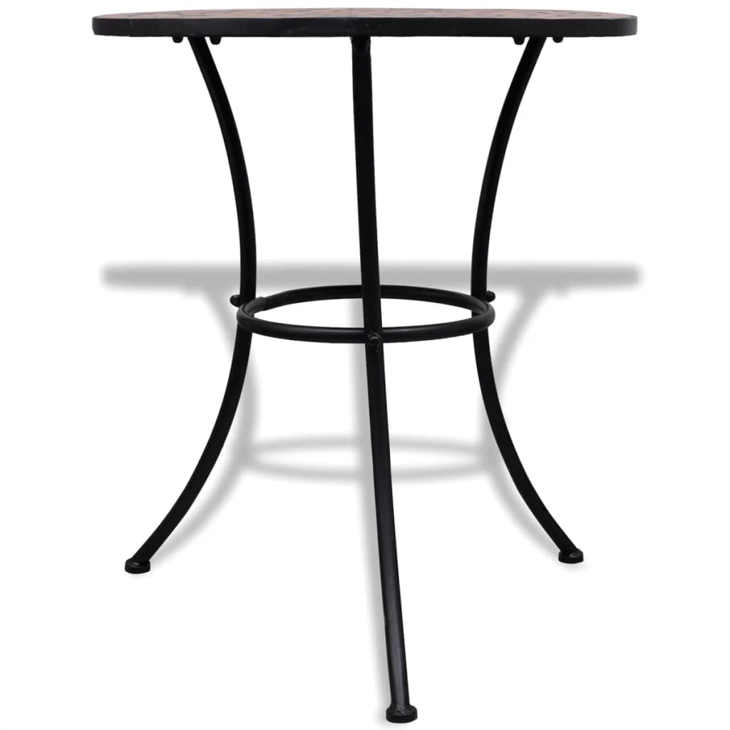 Set di mobili da bistrot da 3 pezzi con piastrelle in ceramica color terracotta 02_0014539