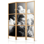 Paravento giapponese - Clouds Like from Dreams: Let the Sun Illuminate Your Day – A Visual Feast Larghezza x Altezza Decor: 135x172