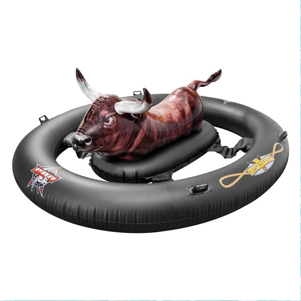 Trade Shop - Gioco Toro Scatenato Gonfiabile Inflatabull Mare Piscina 239 X 196 X 81 Cm -