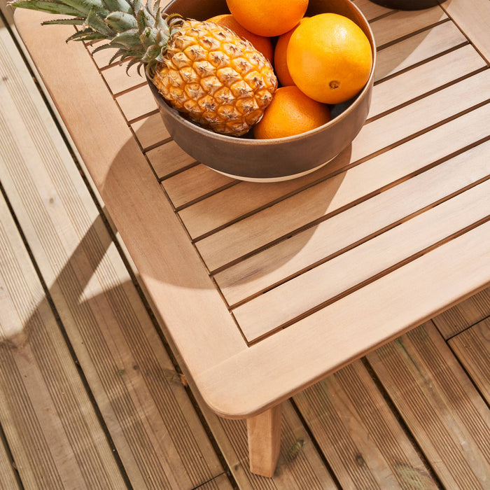 Mobili da giardino in legno di acacia, grigio