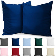 Coprimaterasso 80x80 Tessuto Renforzato (set di 2) - Blu Scuro - Tessuto Strettamente Intrecciato 57 fili/cm² - Coprimaterasso 80x80 cm - Certificato Oeko Tex -