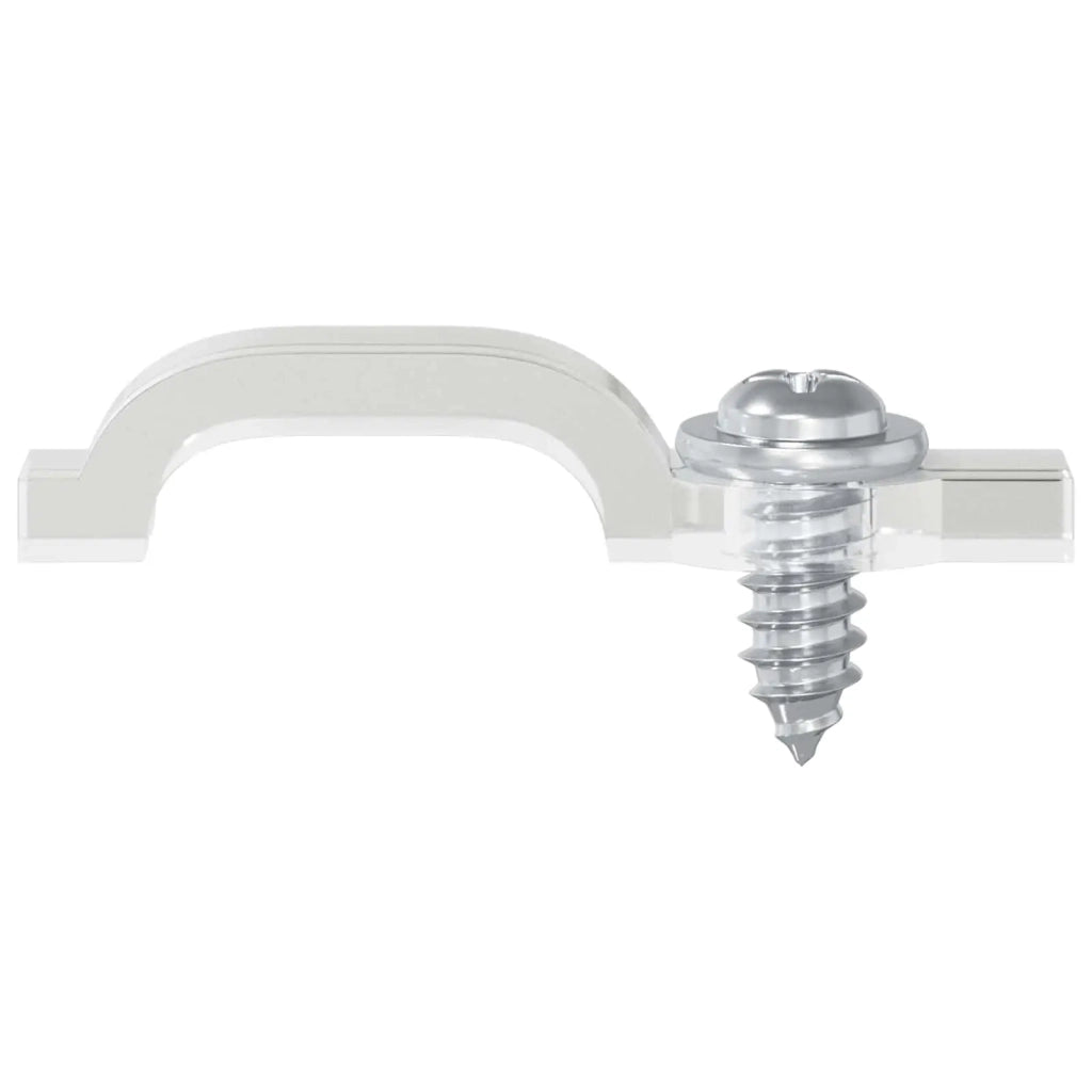 Clip per Striscia LED 2 pz Trasparente 23,8 x 7,3 x 4,3 mm CFW5849972