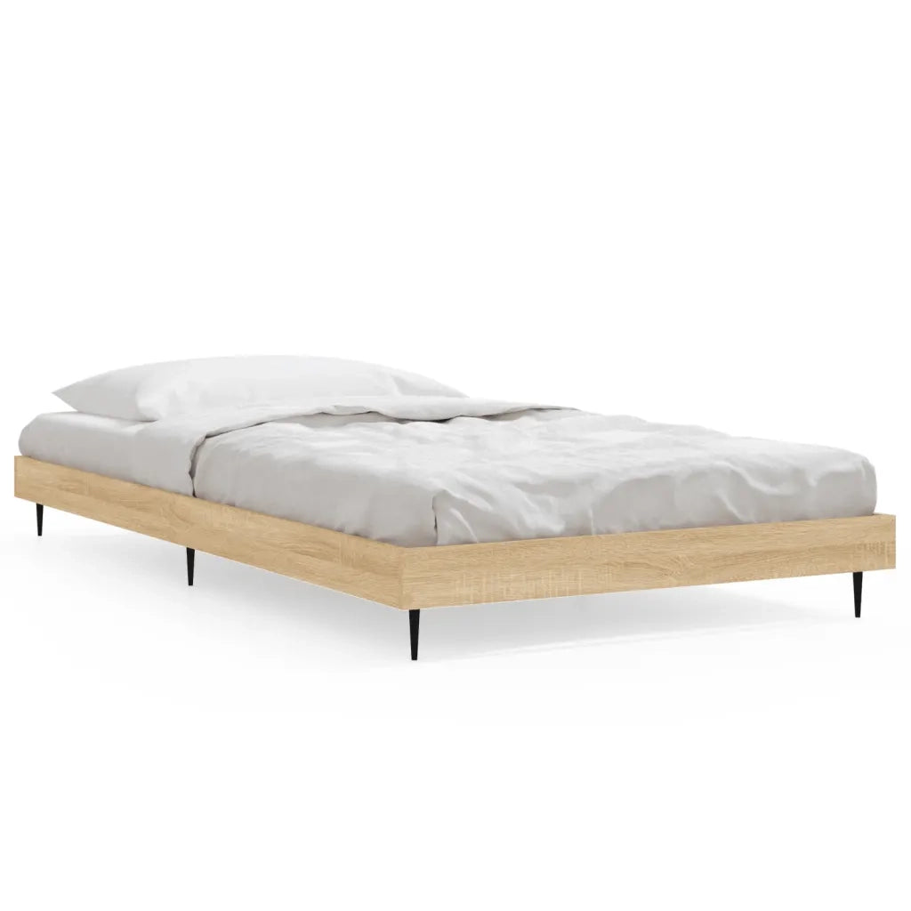 Giroletto senza Materasso Rovere Sonoma 90x190 cm in Truciolato 832304