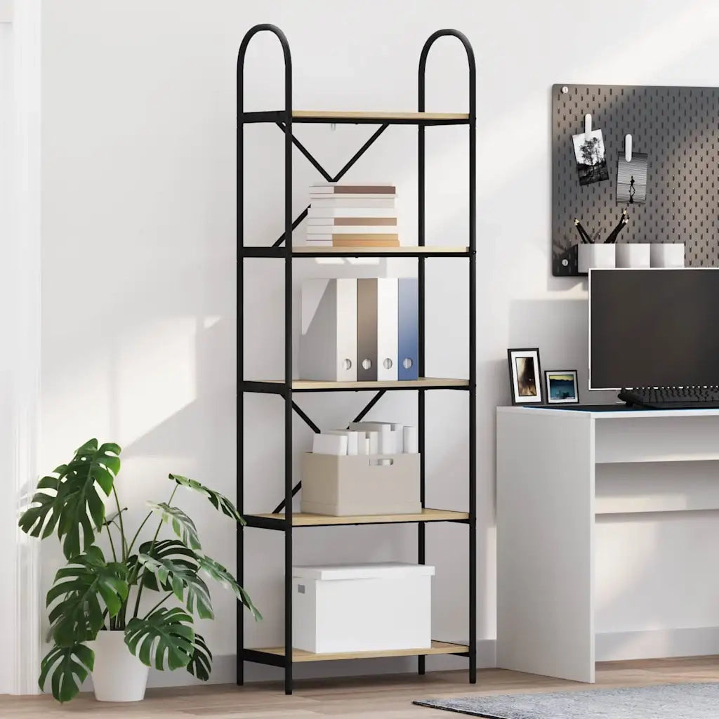 Libreria Rovere Sonoma 60 x 30 x 183 cm Legno multistrato 879906