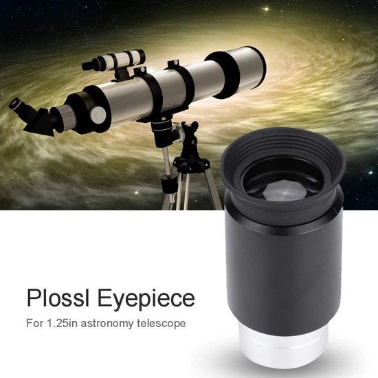 Occhiale multifunzione tipo Datyson 1,25" Plossl 40mm con abbinamento completo in acciaio per telescopio astronomico.