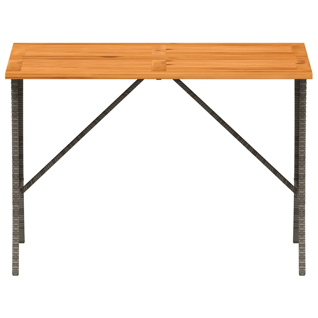 vidaXL Set da Pranzo da Giardino 3 pz con Cuscini in Polyrattan Grigio