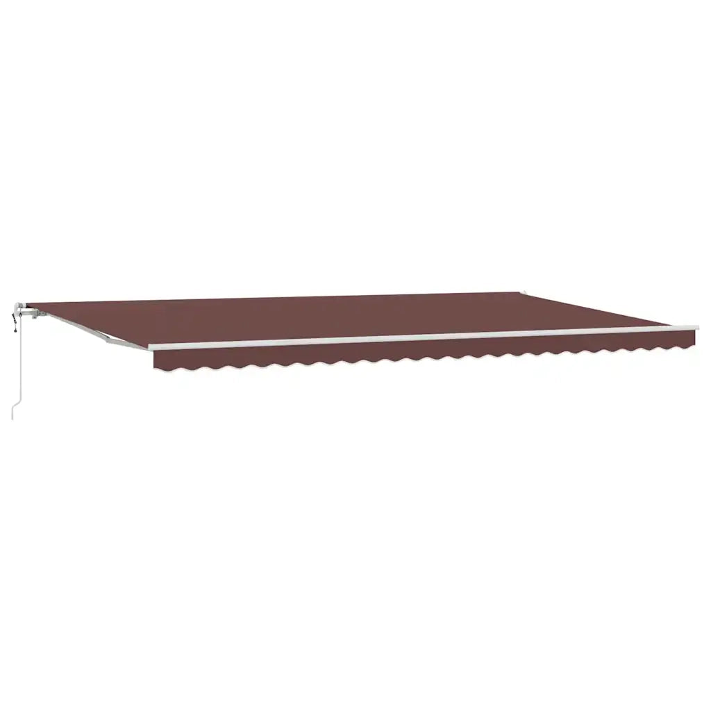 Tenda da Sole Retrattile Automatica Marrone 600x300 cm 3310220