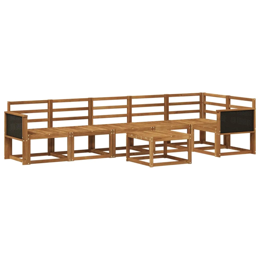 Set di divani da esterno 7 pcs Naturale 3385260