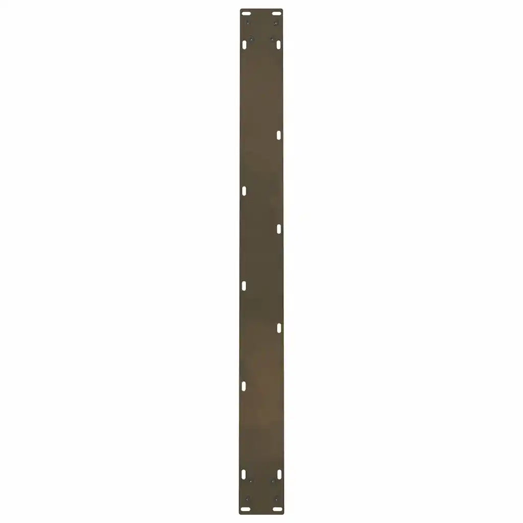 Gambe per tavolo da pranzo in acciaio naturale 2 pz 100x(72-73) cm Acciaio 4013323