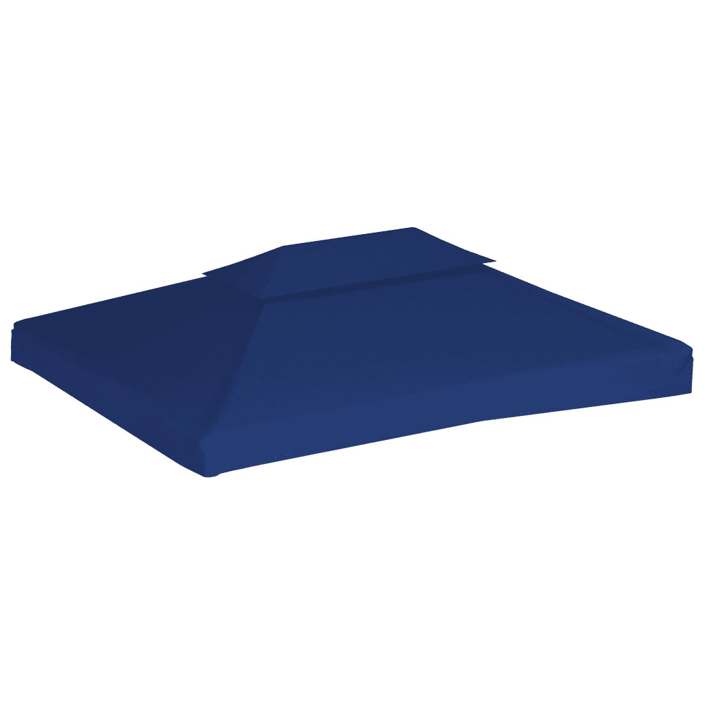 Copertura Superiore per Gazebo a 2 Strati 310 g/mÂ² 4x3 m Blu cod mxl 70704