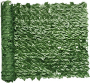 Schermo di Privacy Artificiale per Giardino 300x100cm (2 * 300x50cm) con Piantine Artificiale e Finta Clematide, Decorazione per Esterni, Decorazione per Giardino, Schermo di Privacy, Protezione dal Vento, Barriera Acustica