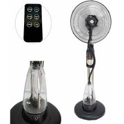 Trade Shop - Ventilatore Nebulizzatore Ad Acqua Oscillante Piantana Elegance Lcd Led 70w -