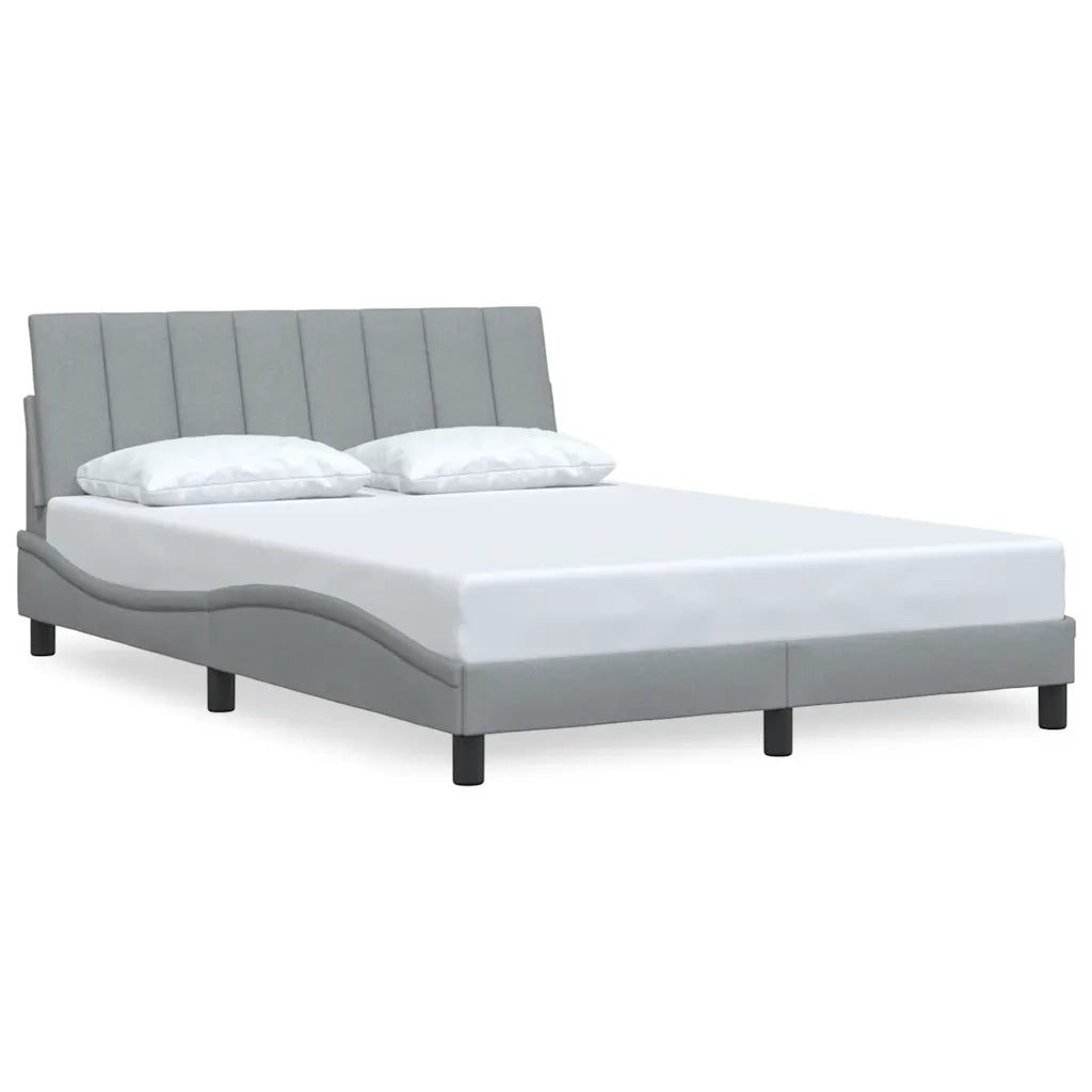 Giroletto senza Materasso Hanko Grigio Chiaro 140x190 cm Tessuto