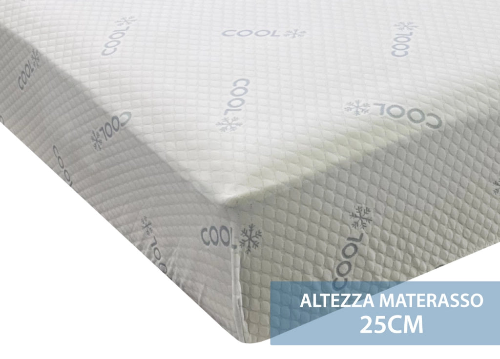 Coprimaterasso Elasticizzato Effetto Massaggiante Protezione Materasso Letto Cool