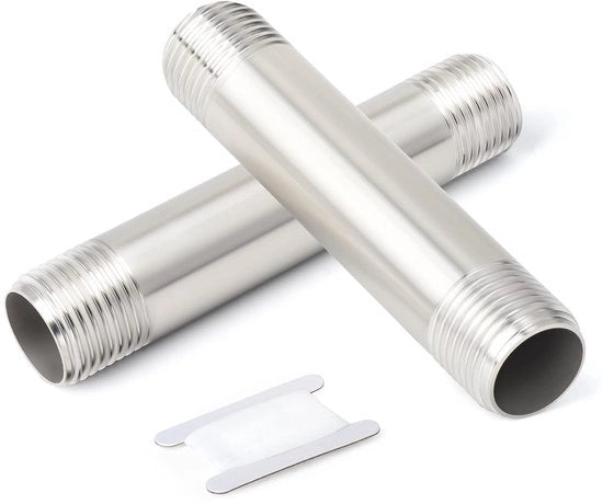 Connettore BSP maschile 50mm - Tubo in acciaio inossidabile 304 - Alta qualità - Servizio professionale - Connettore di tubo