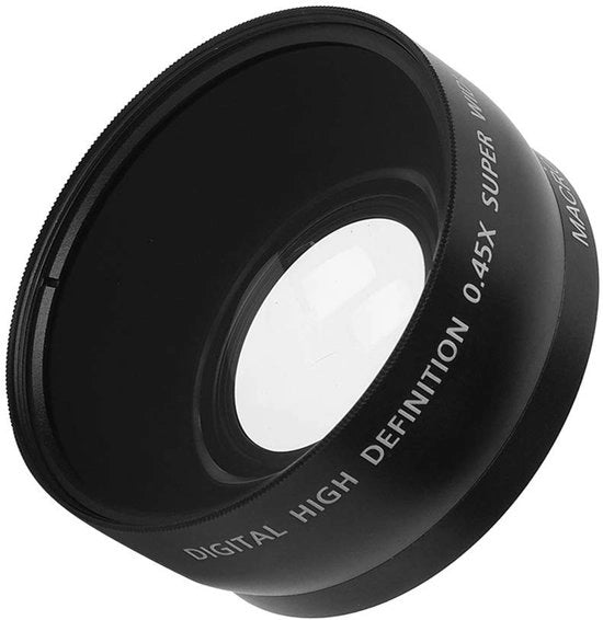 Obiettivo Macro 0,45x 55 mm - Montaggio per Lenti 55 mm - Filtro con Viti - Distacco Breve - Ideale per Fotografia di Paesaggio - Obiettivo 55 mm