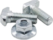 Viti a gancio 10 pezzi - M8x25 - Acciaio zincato - Alta resistenza - Preinstallate - Dritto - Viti a gancio
