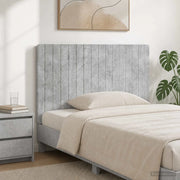 Testiera da Muro ZWOLLE Grigio Cemento Legno ingegnerizzato 896538