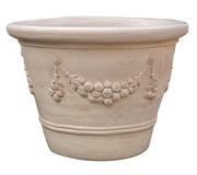 Biscottini Vaso in Terracotta smaltato 100% Made in Italy interamente Lavorata a Mano