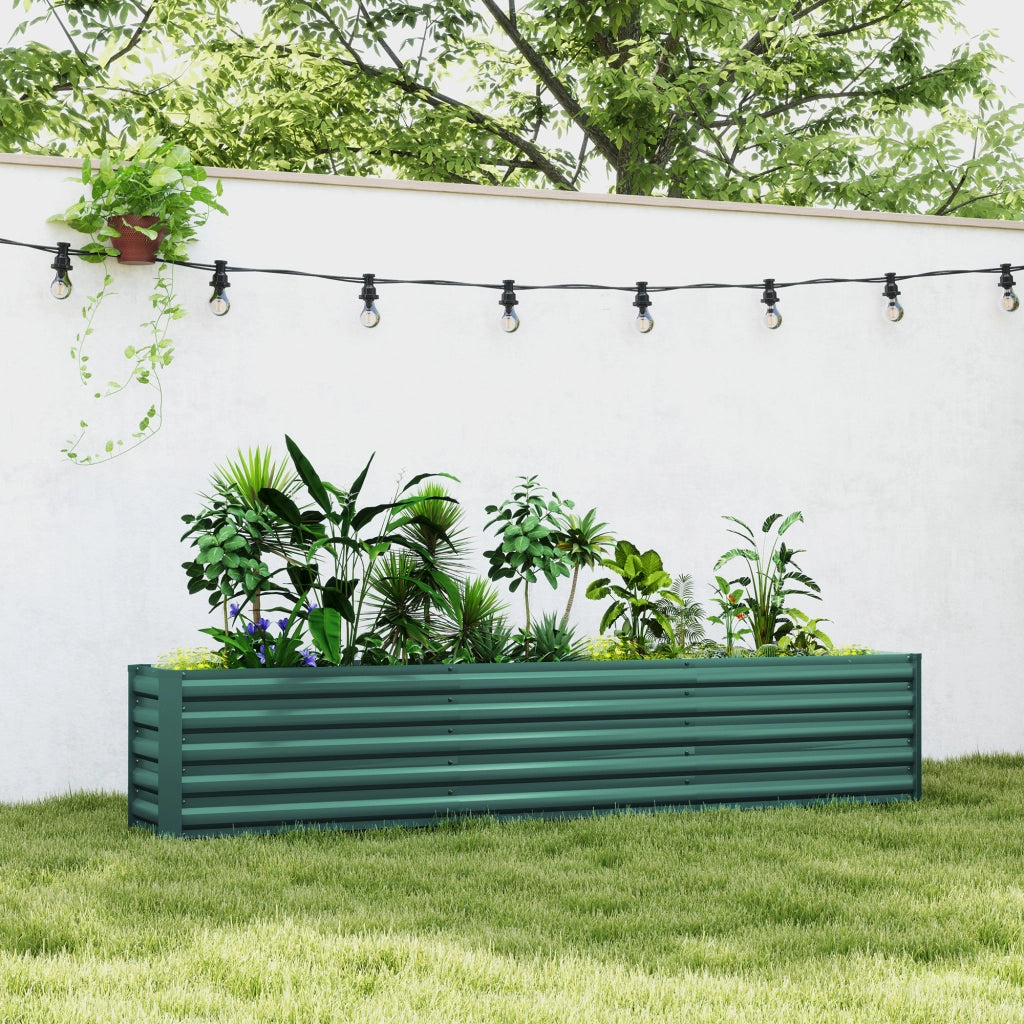 Letto Rialzato per Orto ¨C Zephmum ¨C Verde 240x40x45 cm