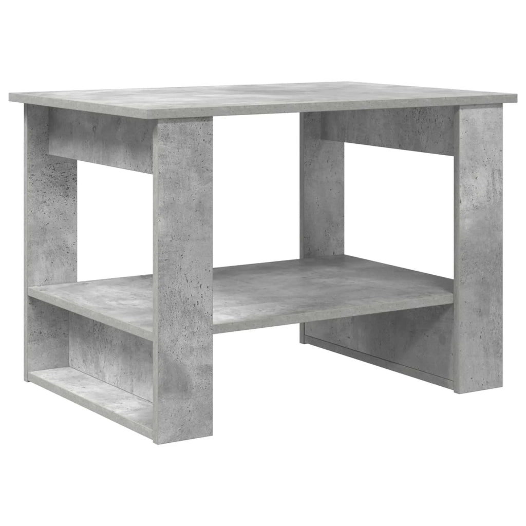 Tavolino da salotto Grigio cemento 72 x 50 x 50 cm 8000191