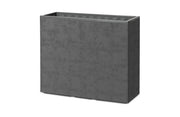 Swingmood Cassetta Alta con Ruote 70 Plastecnic Vari Colori Colore: Grigio Fumo
