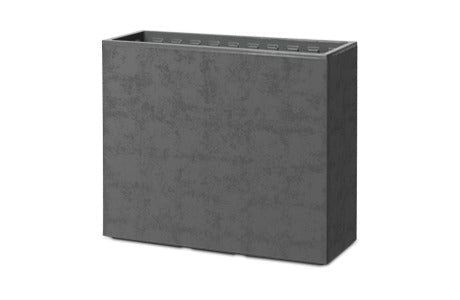 Swingmood Cassetta Alta con Ruote 70 Plastecnic Vari Colori Colore: Grigio Fumo