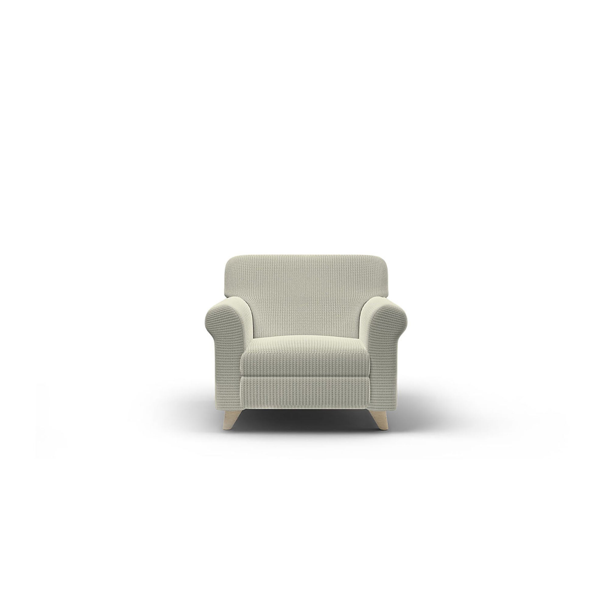 Copridivano Elasticizzato 3 Posti in Poliestere Iris Panna