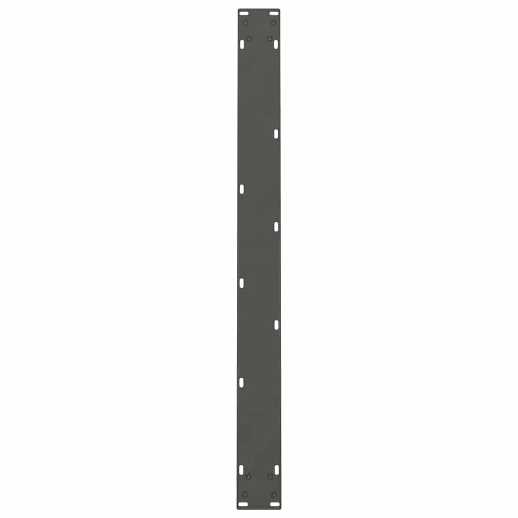 Set di 2 gambe moderne regolabili per tavolo da pranzo 100 x 73 cm in acciaio antracite 02_0057562