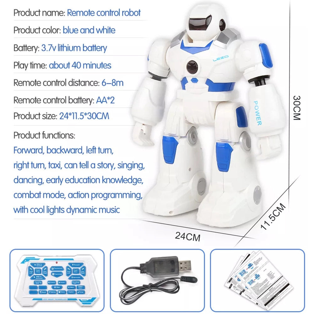 Trade Shop - Robot Qrb Intelligente Telecomandato Smart Interattivo Elettrico Batteria Gioco -