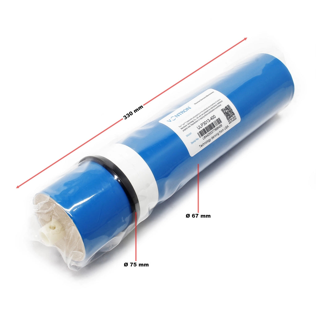 Naturewater Membrana osmosi inversa, capacità di filtrazione 400 GPD 1500 l/giorno, per depuratori acqua