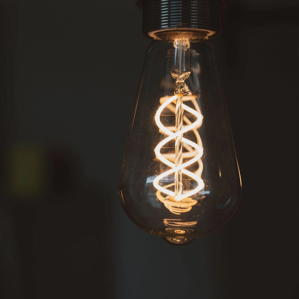 Lampadina LED Filament ST64 fumé dimmer E27 4W Videx