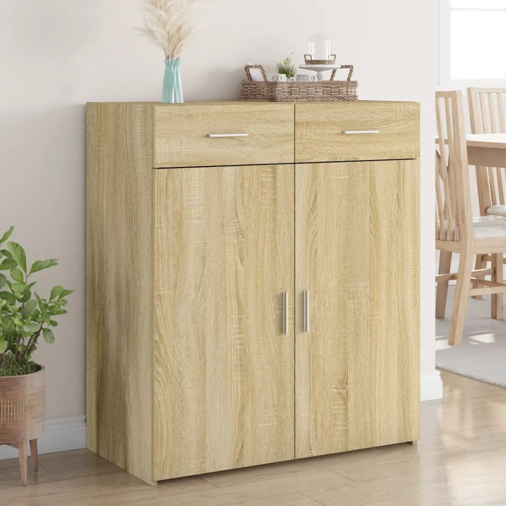Credenza Rovere Sonoma 80x42,5x93 cm in Legno Multistrato 3281471