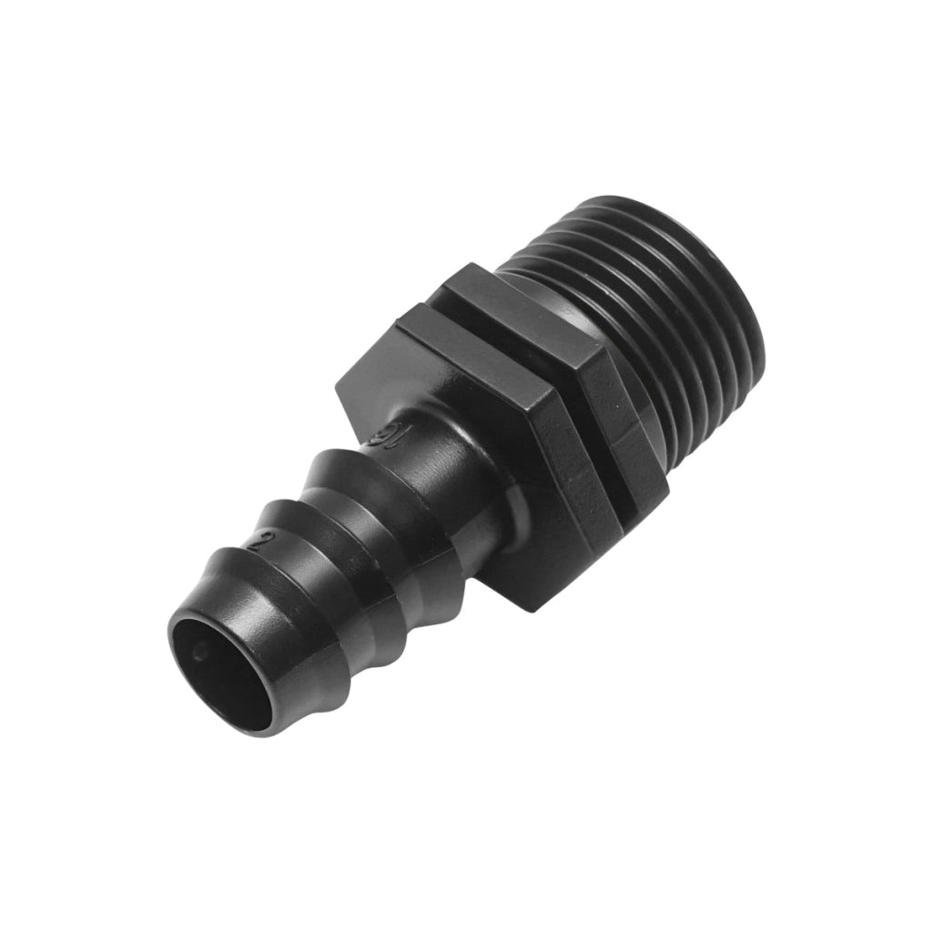 Raccordo per tubo di gocciolamento D16 mm con filettatura esterna 1/2 per tubo e tubo di irrigazione
