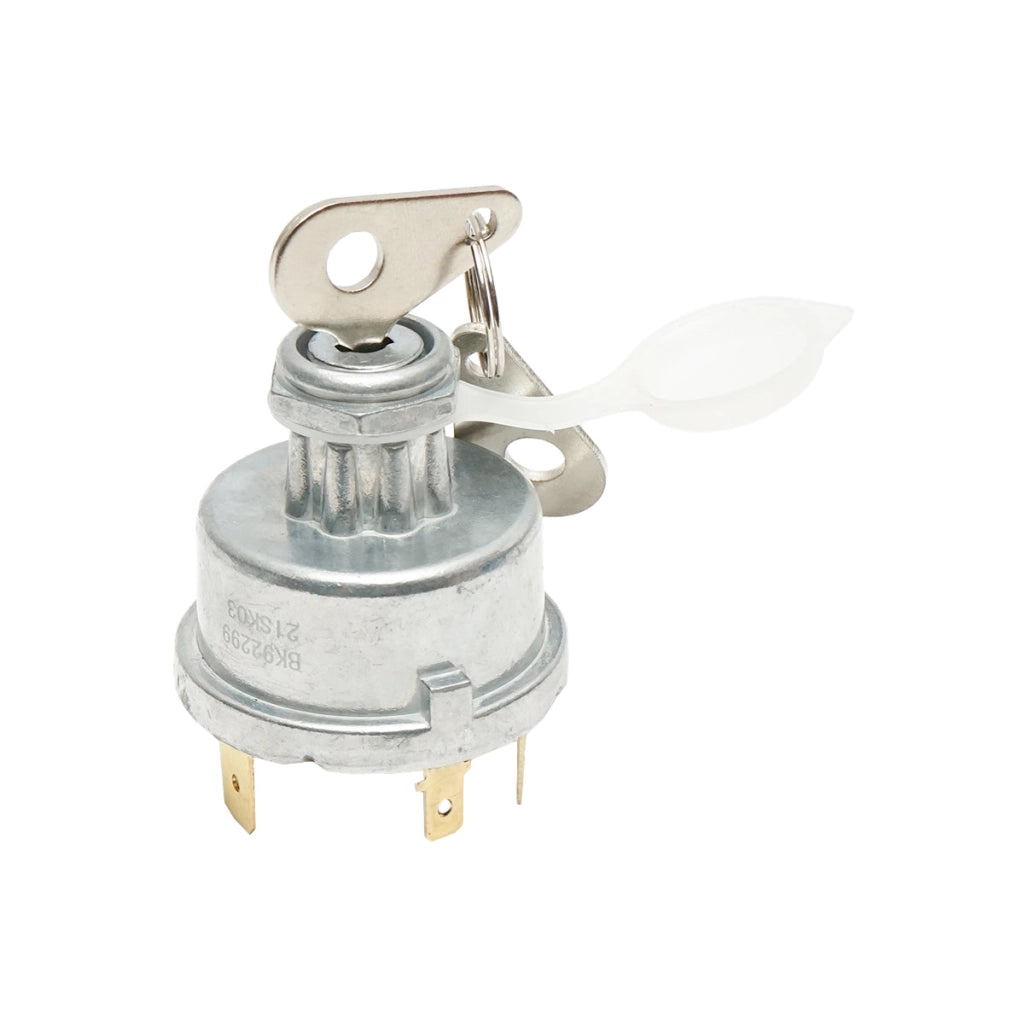 Interruttore di accensione con chiave 12V, fi 54mm, protezione dall'acqua, fi filettatura di montaggio 16mm, 6 pin per trattore forestale, Perkins, Case, Massey Ferguson