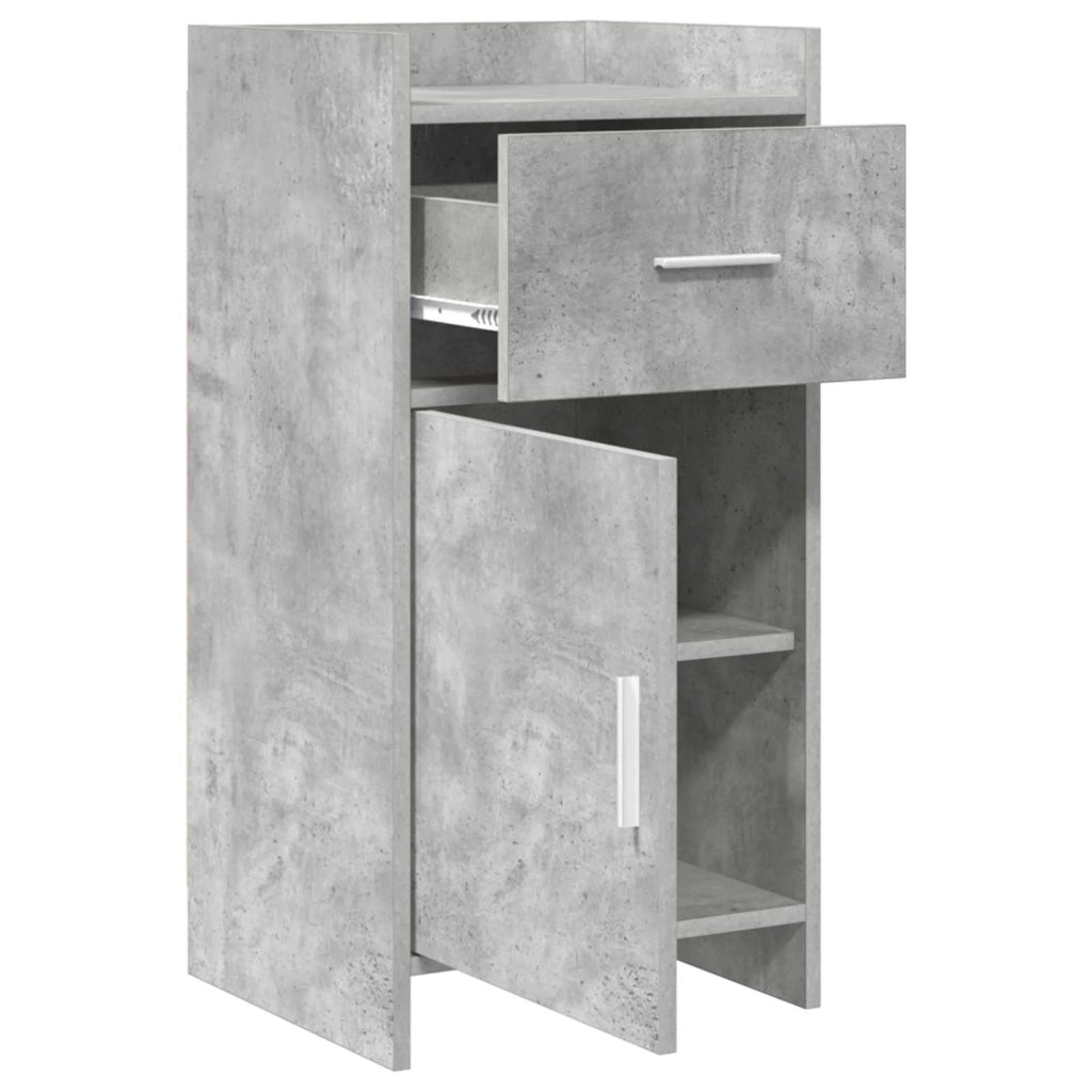 Credenza Grigio Cemento 40 x 36 x 80 cm Legno ingegnerizzato 8011086