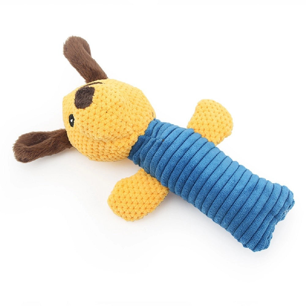 Trade Shop - Giocattolo Per Cani Forma Animale Peluche Cigolante Morso Masticare 20 Cm 53771 -