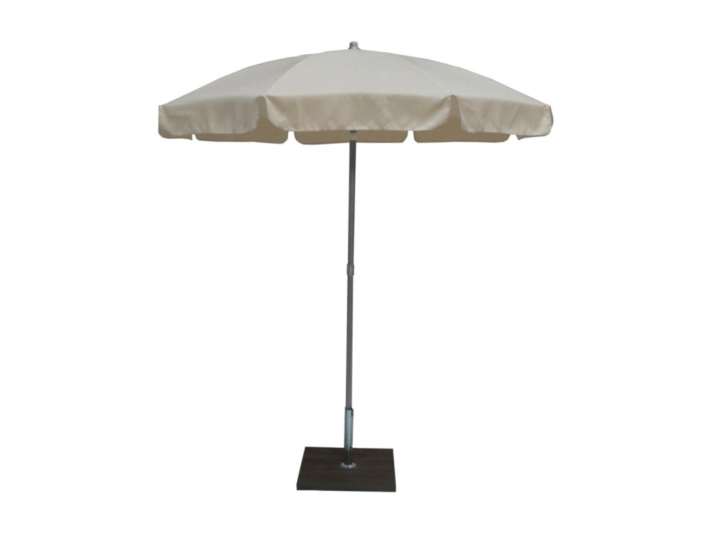 Ombrellone da Giardino Ø2 m Palo Ø33 mm in Acciaio Maffei Borgo Ecru