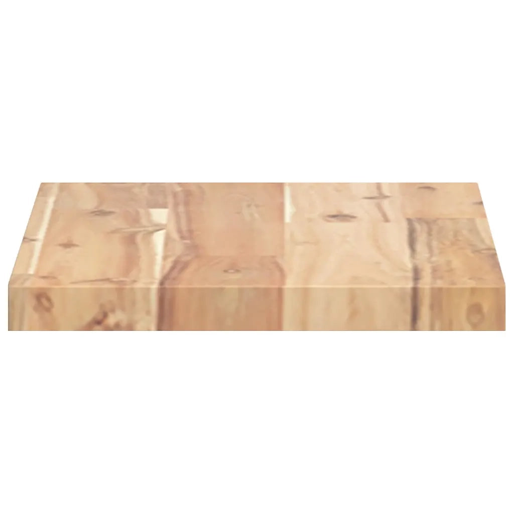 vidaXL Mensole da Parete 4 pz 40x20x2 cm Legno Acacia Non Trattato