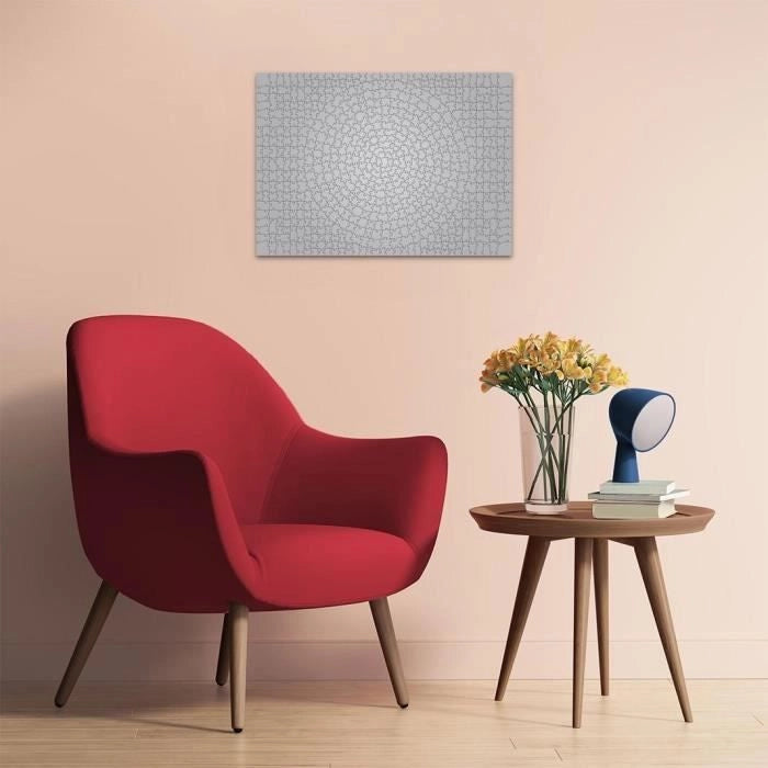Puzzle Krypt Silver da 654 pezzi, Adulti e bambini dai 14 anni, Monochrome Challenge, 12000071, Ravensburger